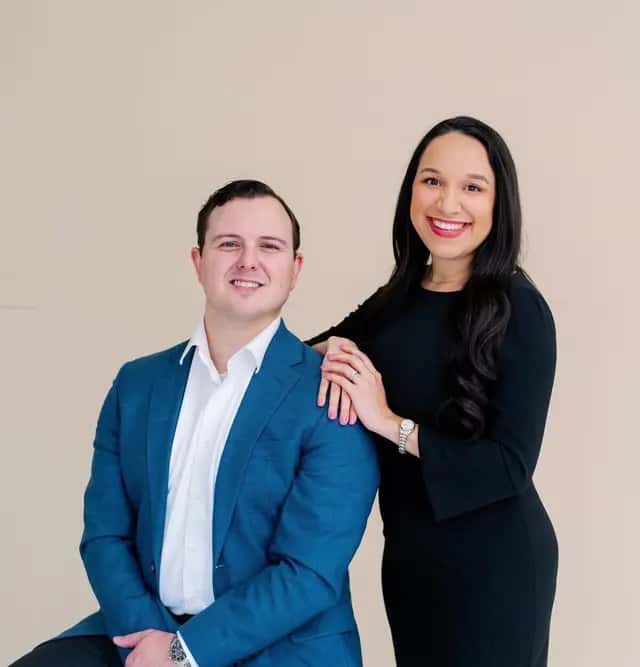 James and Mireya Dickey, estate planning attorneys and co-founders of Dickey Law Group in The Woodlands, Texas